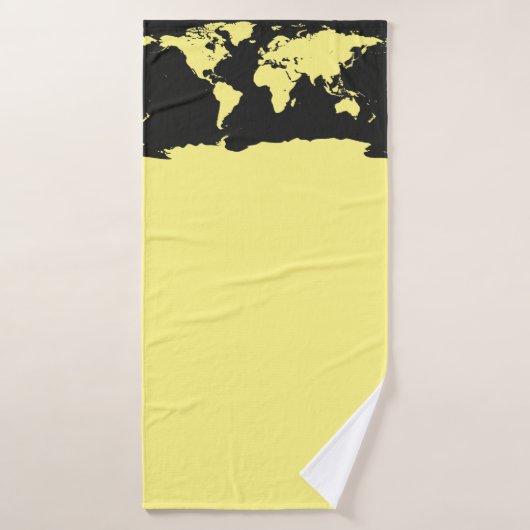 Carte du monde (Serviette de bain)