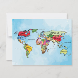 Carte du monde