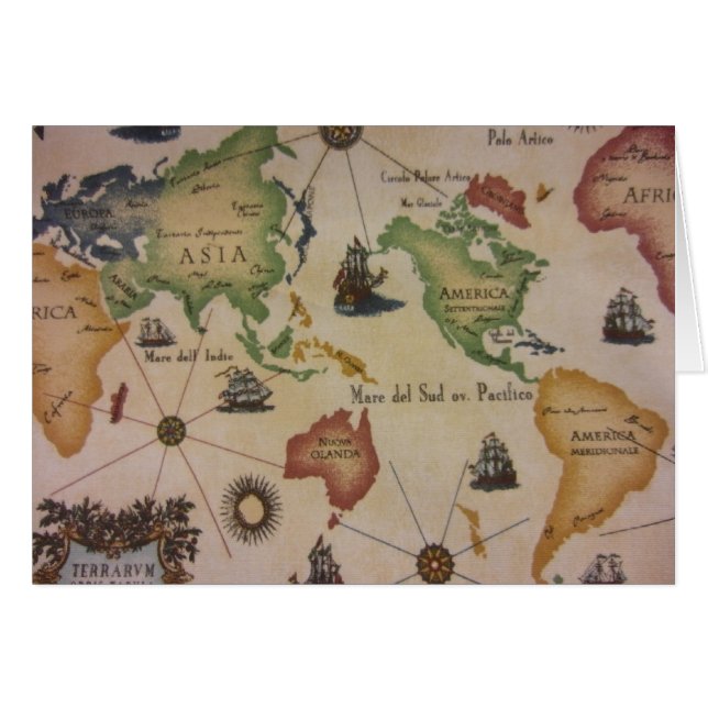 Carte du monde (Devant horizontal)