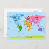 Carte du monde (Devant / Derrière)