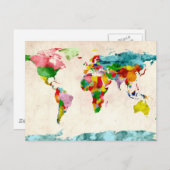 Carte du monde (Devant / Derrière)