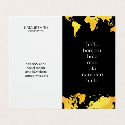 Carte du monde (Extérieur déplié)