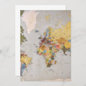 carte du monde (Devant / Derrière)