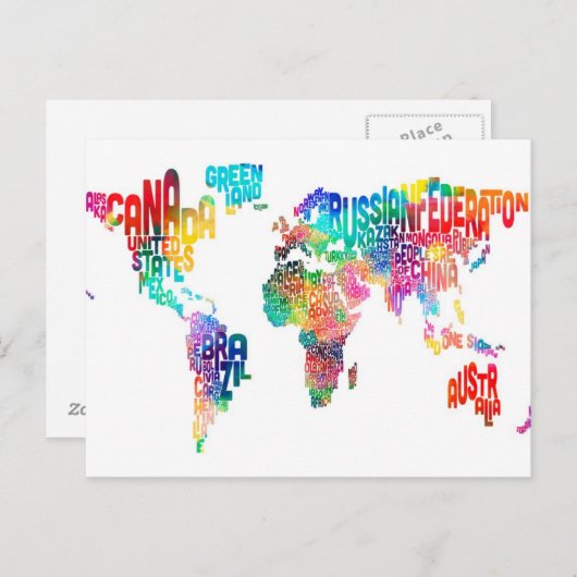 Carte du monde (Devant / Derrière)