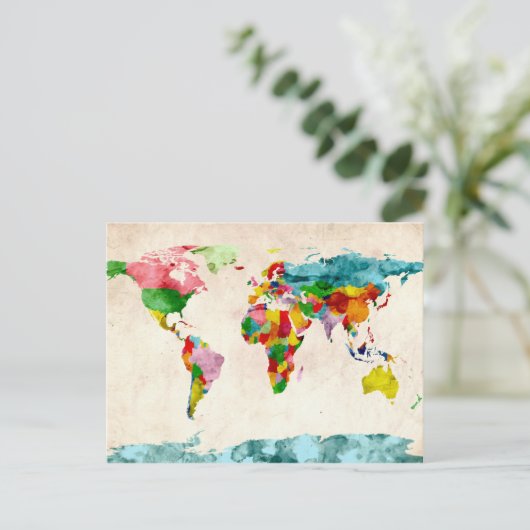 Carte du monde (Debout devant)