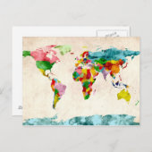 Carte du monde (Devant / Derrière)