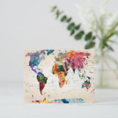 Carte du monde (Debout devant)