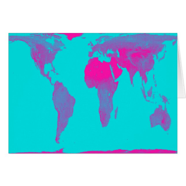 Carte du monde (Devant horizontal)
