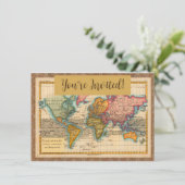 Carte du Monde 1780 Bonne Antique Planisphère (Debout devant)