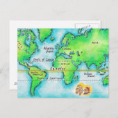 Carte du monde 19 (Devant / Derrière)