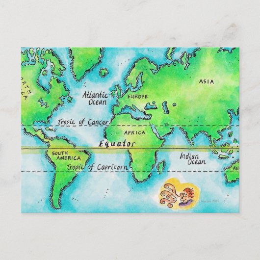 Carte du monde 19 (Devant)