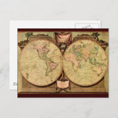 Carte du monde à double hémisphère du capitaine Co (Devant / Derrière)