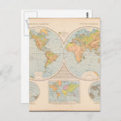 Carte du monde à maturité 28 (Devant / Derrière)