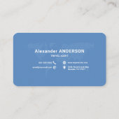 Carte du monde à pointes bleues (Dos)