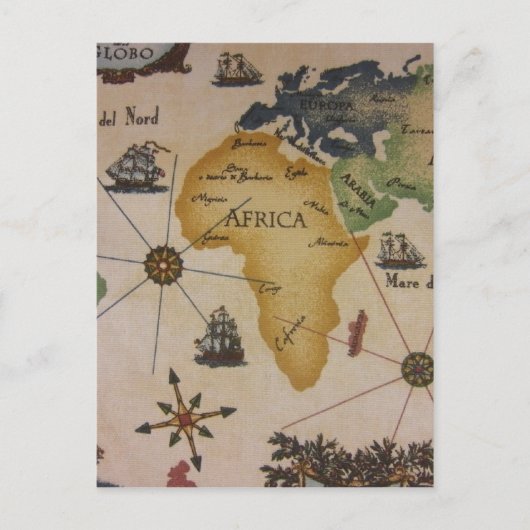 Carte du monde - Afrique (Devant)