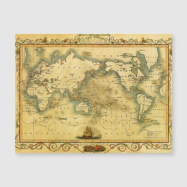 Carte du monde antique (Devant)