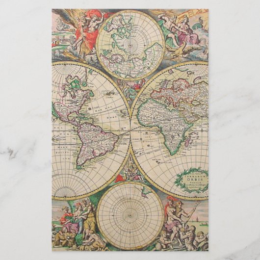 Carte du monde antique (Devant)