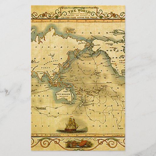 Carte du monde antique (Devant)
