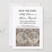 Carte du monde antique #3 Save the Date (Devant)