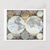 Carte du monde antique, Atlas Maritimus par John S (Devant)