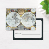 Carte du monde antique, Atlas Maritimus par John S (Bureau)