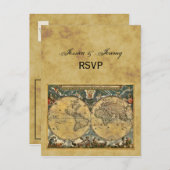 Carte du monde antique, BG perturbé RSVP (Devant / Derrière)