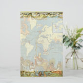 Carte du monde antique de l'Empire britannique, 18 (Debout devant)