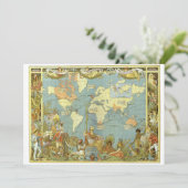 Carte du monde antique de l'Empire britannique, 18 (Debout devant)