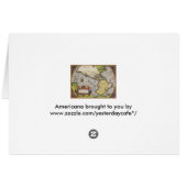 Carte du monde antique des Amériques, 1570 (Dos Horizontal)