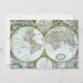 Carte du monde antique du 17ème siècle, Frederick  (Devant)