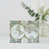 Carte du monde antique du 17ème siècle, Frederick  (Debout devant)