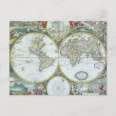 Carte du monde antique du 17ème siècle, Frederick  (Devant)