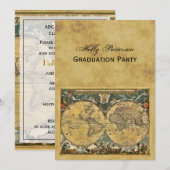 Carte du monde antique, GG en détresse V Graduatio (Devant / Derrière)