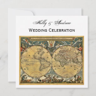 Carte du monde antique, Mariage blanc BG SQ