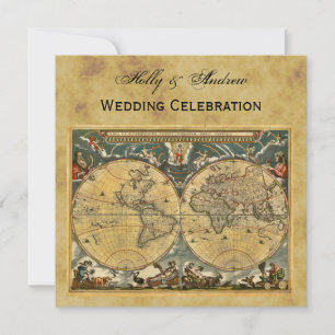 Carte du monde antique, Mariage de BG SQ en détres