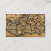 Carte du monde Antique Ortelius Europe Voyage (Dos)