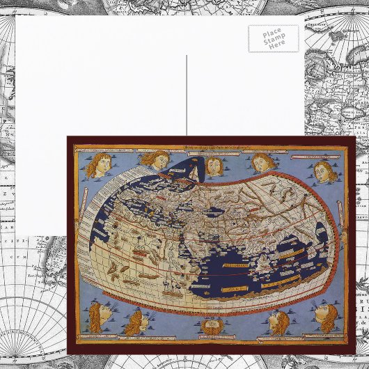 Carte du monde antique Ptolémée, Johannes d'Arnshe