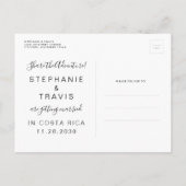 Carte du monde argentée Carte postale de date de s (Dos)