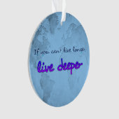 Carte du monde avec citation (devant)