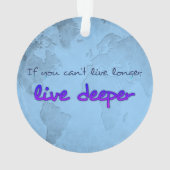 Carte du monde avec citation (dos)