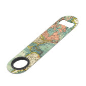 Carte du monde avec États-Unis (Devant angulaire)