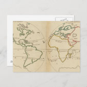 Carte du monde avec tropiques (Devant / Derrière)