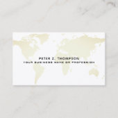 carte du monde beige clair (Devant)