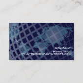 Carte du monde Bleu des télécommunications interna (Dos)