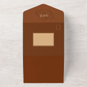 Carte du monde bohème orange brûlé Mariage de dest (Dehors)