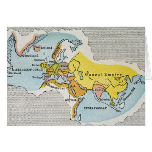 CARTE du MONDE, c1300.