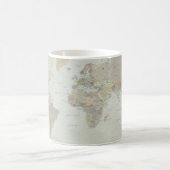 Carte du monde Café Mug (Centre)