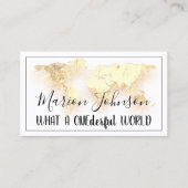 Carte du monde Carte du monde Agence de Voyage Gol (Devant)