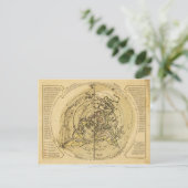 Carte du monde centrée sur le pôle Nord (1756) (Debout devant)