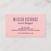 Carte du monde coloré blog de voyage (Dos)